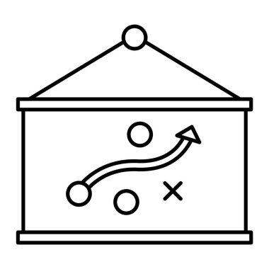 Kolayca düzenleyebilen ve düzenleyebilen Pazarlama Planı vektör simgesi
