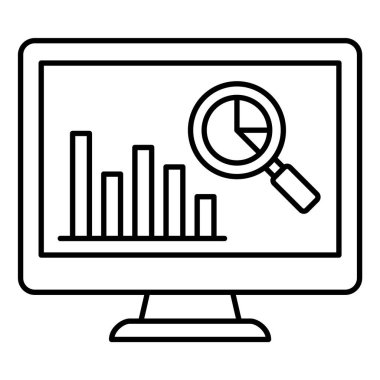  Kolayca düzenleyebilen veya düzenleyebilen İş Performans Satırı vektör simgesi