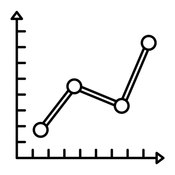 Data Visualization Line Vector Icon Which Can Easily Modify Edit — Stock Vector