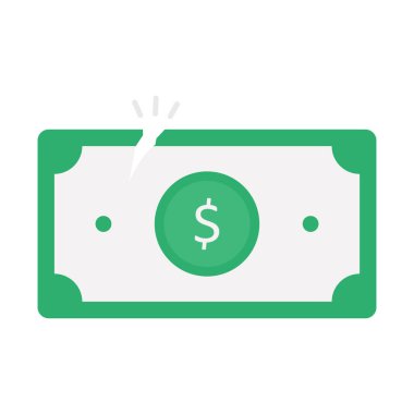 İflas Düz vektör simgesi Kolayca değiştirilebilir veya düzenlenebilir