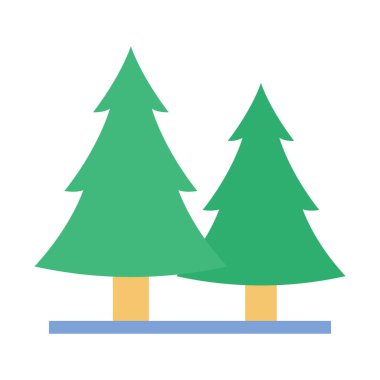 Kolayca değiştirebilen veya düzenleyebilen Sedir Düz vektör simgesi