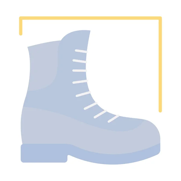 Boot Flat Vector Icon Which Can Easily Modify Edit — Stock Vector