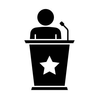 Öğretici Glyph vektör simgesi kolayca değiştirebilir veya düzenleyebilir