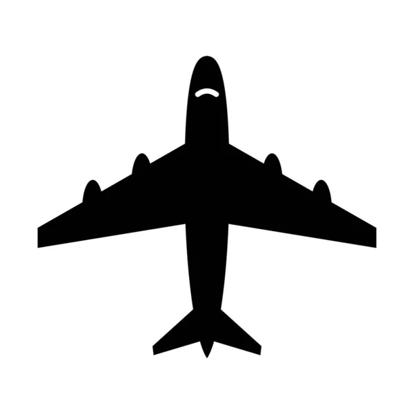 Samolot Wewnątrz Ikony Wektora Który Może Łatwo Modyfikować Lub Edytować — Wektor stockowy