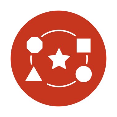 Temel olarak Glyph Arkaplan vektör simgesi, kolayca değiştirebilir ya da düzenleyebilir