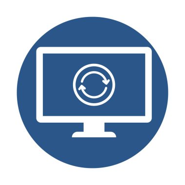 Tekrar ve tekrar Glyph Arkaplan vektör simgesi kolayca düzenleyebilir veya değiştirebilir