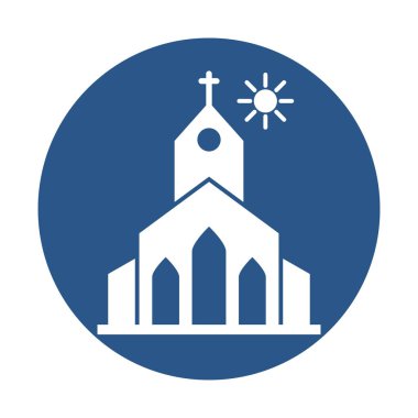 Kolayca değiştirebilen ya da düzenleyebilen Kilise Kabartma Arkaplan vektör simgesi