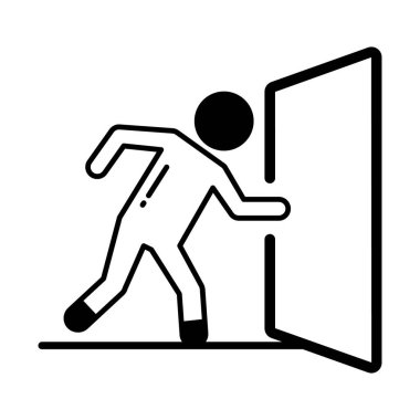 Kolayca değiştirebilen ya da düzenleyebilen Uzaktaki Yarı Glyph vektör simgesi