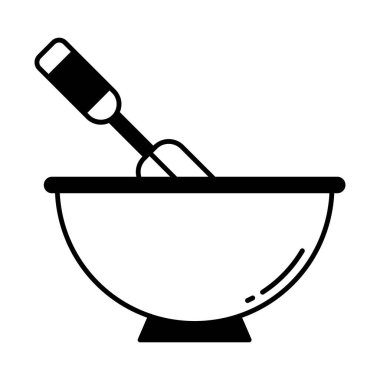 Kolayca değiştirebilen ya da düzenleyebilen Yarı Glyph vektör simgesini karıştır