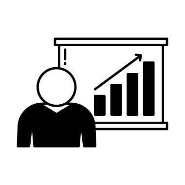  Yükseklik Yarı Glyph vektör simgesi. Bu simge kolayca değiştirilebilir ya da düzenlenebilir