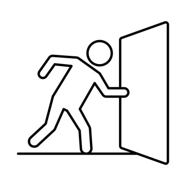 Kolayca düzenleyebilen ve düzenleyebilen Uzak Satır vektör simgesi