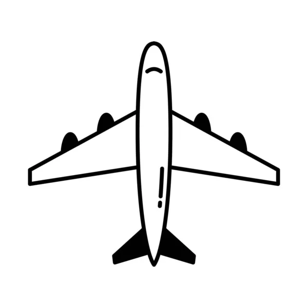 Aeroplane Vector Icon Which Can Easily Modify Edit — Stock Vector