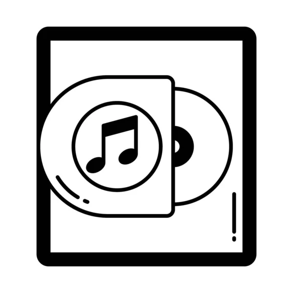 Acoustic Half Glyph Vector Icon Which Can Easily Modify Edit — Stock Vector