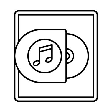 Kolayca değiştirebilen ya da düzenleyebilen Akustik Satır vektör simgesi