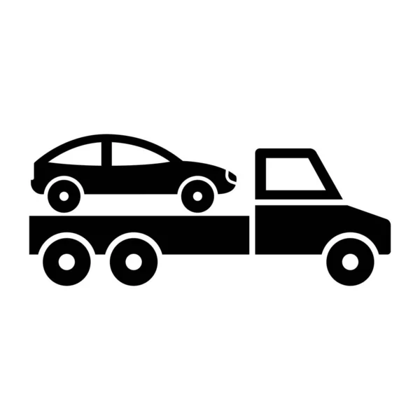 Car Bring Truck Isolated Vector Icon Can Easily Modified Edited — Stock Vector