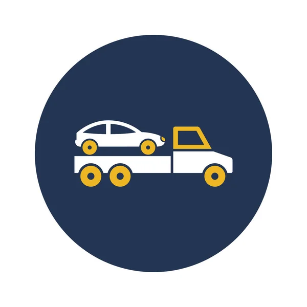 Car Bring Truck Isolated Vector Icon Can Easily Modified Edited — Stock Vector
