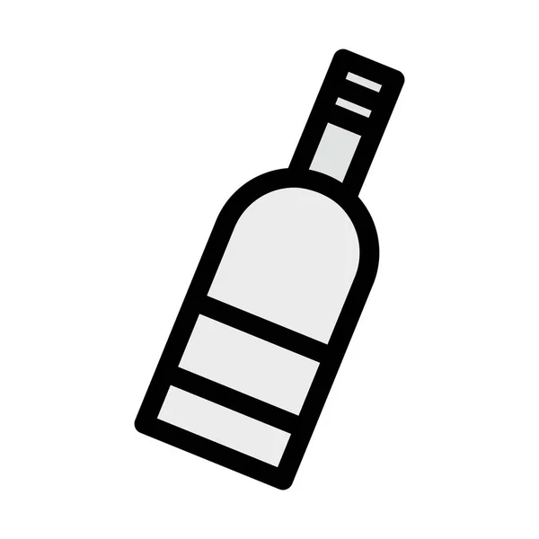 Ikona Izolovaného Vektoru Alkoholu Kterou Lze Snadno Upravit Nebo Upravit — Stockový vektor