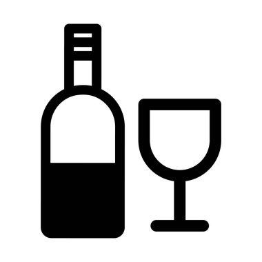 Kolayca değiştirilebilen veya düzenlenebilen alkol izole edilmiş Vektör simgesi