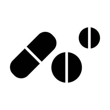 Tıbbi tedavi izole edilmiş vektör simgesi kolayca değiştirilebilir ya da düzenlenebilir