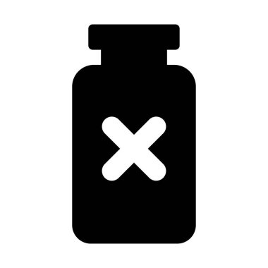 Kolayca değiştirilebilir ya da düzenlenebilir antibiyotik izole edilmiş Vektör simgesi