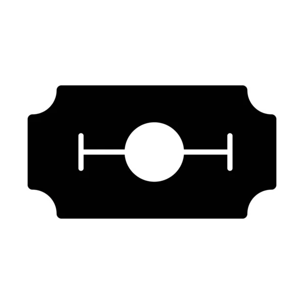 Lame Rasage Isolée Icône Vectorielle Qui Peut Être Facilement Modifiée — Image vectorielle