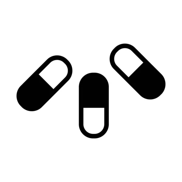 Capsules Geïsoleerde Vectorpictogram Dat Gemakkelijk Kan Worden Gewijzigd Bewerkt — Stockvector