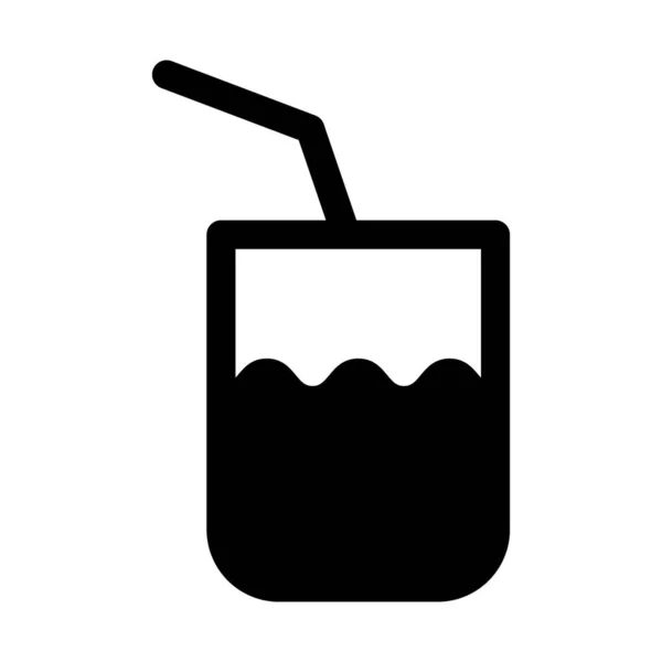 Ícone Vetor Isolado Bebida Que Pode Ser Facilmente Modificado Editado —  Vetores de Stock