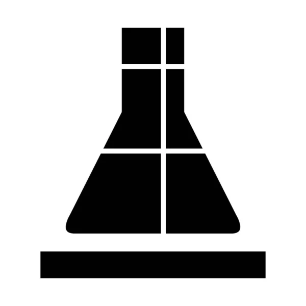 Ícone Vetor Isolado Frasco Químico Que Pode Ser Facilmente Modificado — Vetor de Stock