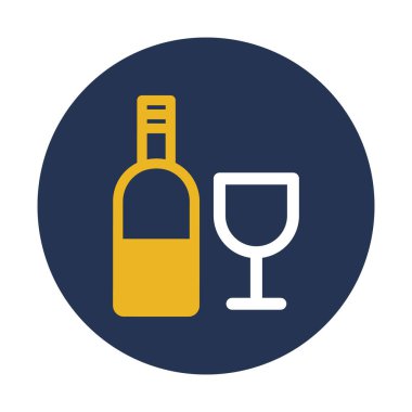 Kolayca değiştirilebilen veya düzenlenebilen alkol izole edilmiş Vektör simgesi