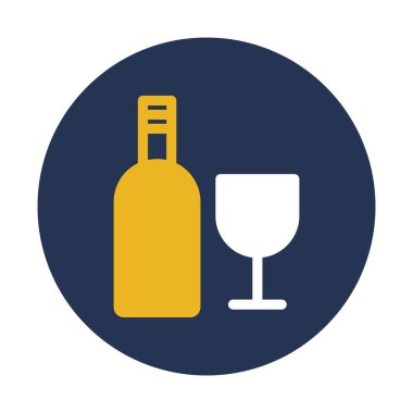 Kolayca değiştirilebilen veya düzenlenebilen alkol izole edilmiş Vektör simgesi