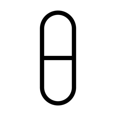 Kolayca değiştirilebilen ya da düzenlenebilen izole edilmiş vektör simgesi