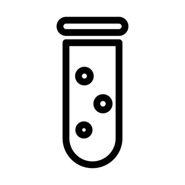 Kimyasal şişe izole edilmiş vektör simgesi kolayca değiştirilebilir ya da düzenlenebilir