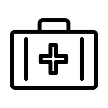 İlk yardım izole edilmiş vektör simgesi kolayca değiştirilebilir ya da düzenlenebilir