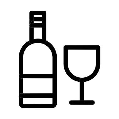 Kolayca değiştirilebilen veya düzenlenebilen alkol izole edilmiş Vektör simgesi