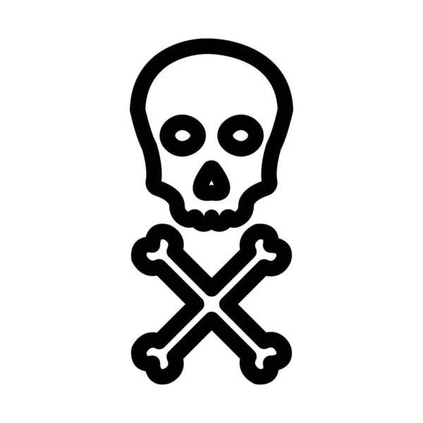Dangerous Isolated Vector Icon Can Easily Modified Edited — Stock Vector