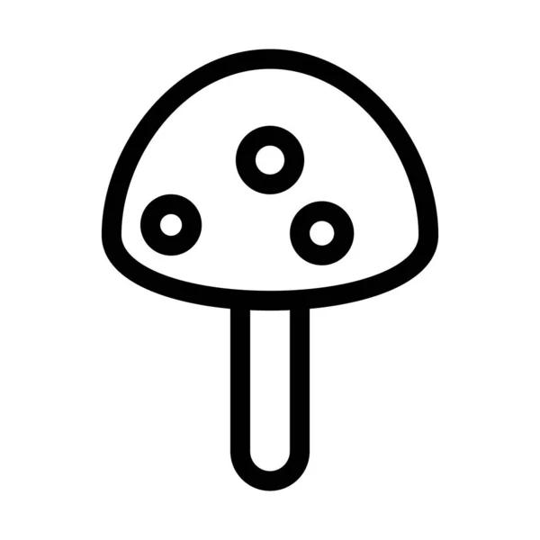 Fungus Isolated Vector Icon Can Easily Modified Edited — Stock Vector