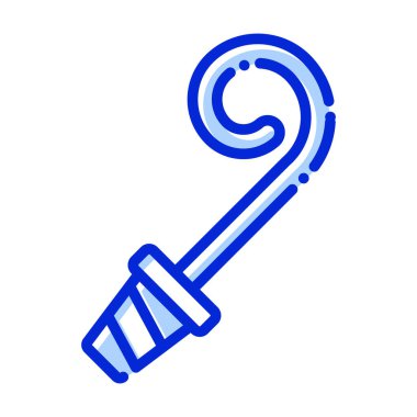 Islık, doğum günü, parti, dekorasyon Arkaplan vektör simgesi ile kolayca düzenleyebileceğiniz veya değiştirebileceğiniz renk