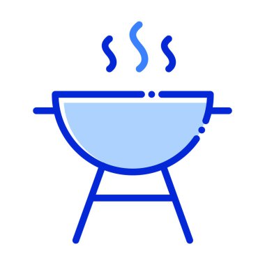 Barbekü, bbq, ızgara, arka plan vektör simgesi ile et rengi kolayca düzenlenebilir ya da düzenlenebilir