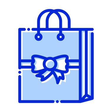 Hediye çantası, alışveriş torbası, hediye, torba Arkaplan vektör simgesi ile Renk kolayca düzenleyebilir ya da düzenleyebilir