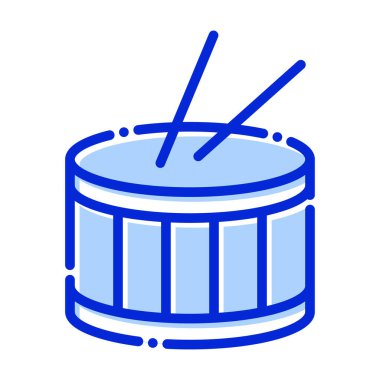 Davul, müzik, enstrüman, perküsyon Arkaplan vektör simgesi ile kolayca düzenleyebilen veya düzenleyebilen Renk