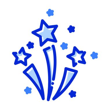 Havai fişek, havai fişek, kutlama, arka plan vektör simgesine sahip parti rengi kolayca düzenleyebilir ya da düzenleyebilir