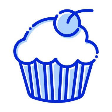 Kek, pasta, parti, doğum günü Arkaplan vektör simgesi ile kolayca düzenleyebileceğiniz ya da değiştirebileceğiniz renk