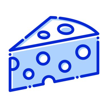 Peynir, tereyağı, süt ürünleri, yemek Rengi ve arka plan vektör simgesi kolayca düzenlenebilir