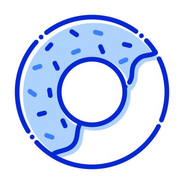 Çörekler, tatlı, yiyecek, yiyecek, arka plan vektör simgesi ile kolayca düzenleyebilen veya düzenleyebilen arkaplan rengi