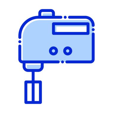 Elektrik çırpıcı, çırpıcı, karıştırıcı, Arkaplan vektör simgesi ile karıştırıcı Rengi kolayca değiştirebilir ya da düzenleyebilir