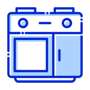 Kullan, fırın, mutfak, fırın rengi ve arka plan vektör simgesi kolayca düzenlenebilir.