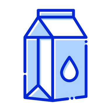 Süt paketi, süt, paket, içecek Arkaplan vektör simgesi ile kolayca düzenleyebilen veya düzenleyebilen Renk