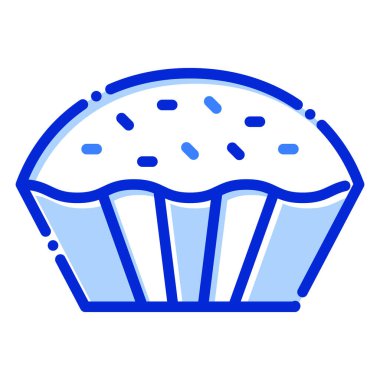 Kek, kek, çöl, tatlı renk arka plan vektör simgesi ile kolayca düzenleyebilirsiniz