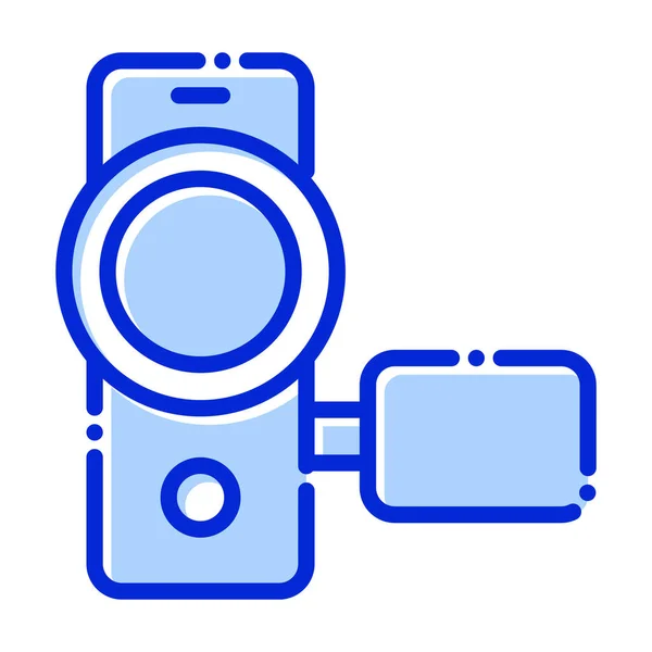 Video Camera Color Background Vector Icon Which Can Easily Modify — Stock Vector