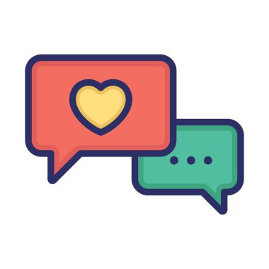 Sohbet, mesaj, harika, arka plan vektör simgesi ile e- posta Rengi Kolayca düzenleyebilen veya düzenleyebilen